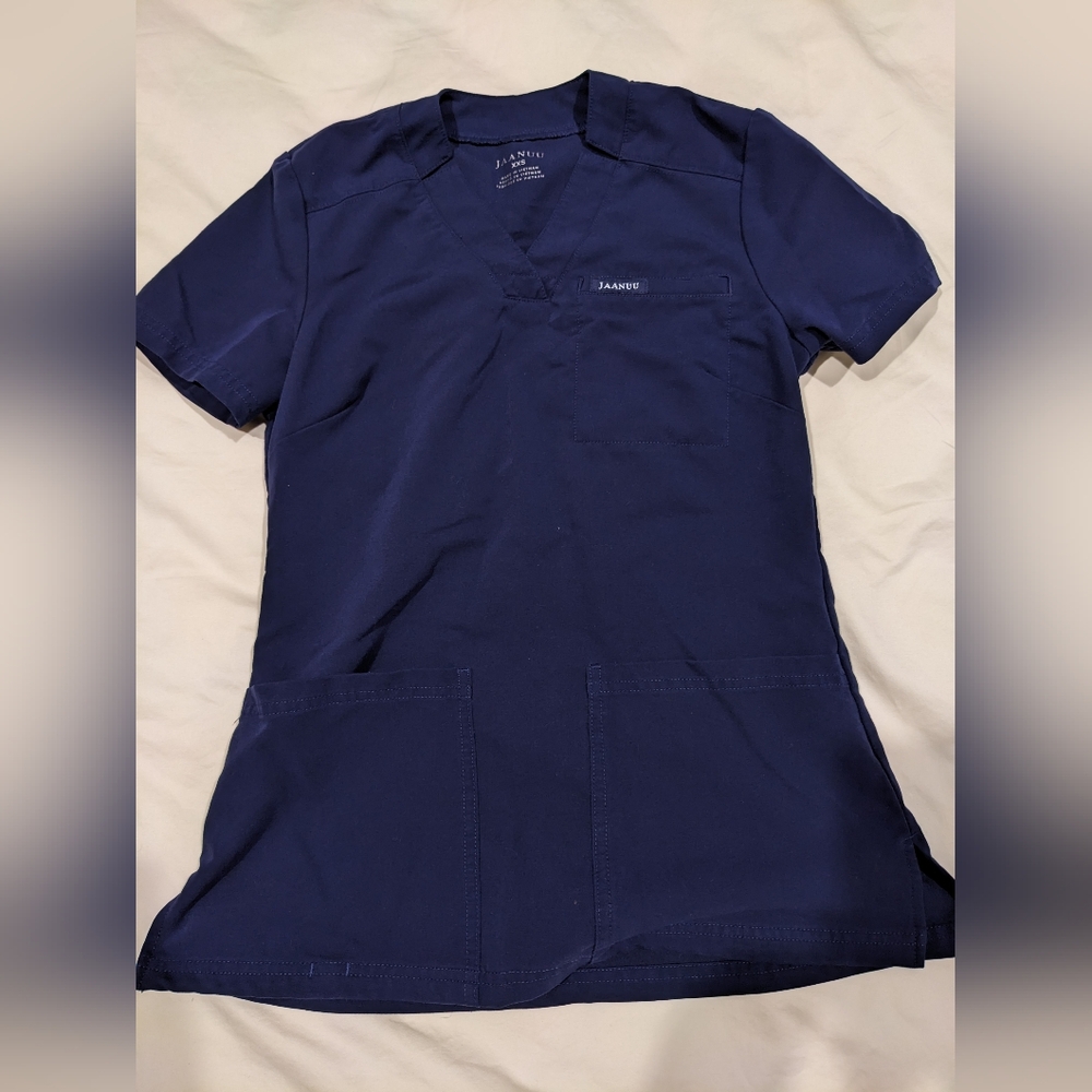 Jaanuu xxs navy scrubs set